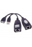 USB Extension Ethernet RJ45 Adapter Up to 150ft Length